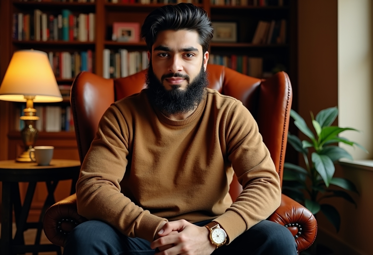 Musab welcoming you in